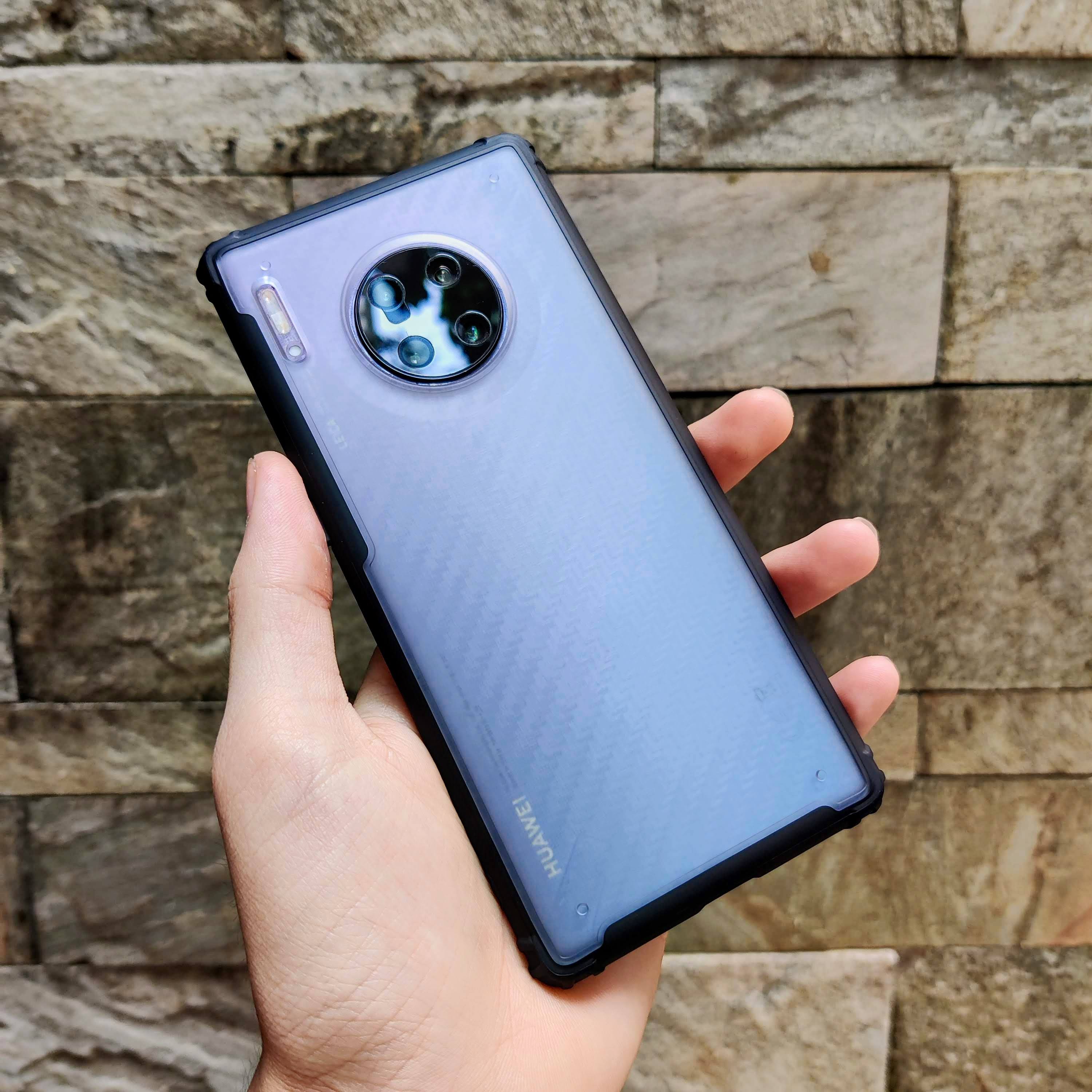 [HCM]Ốp lưng Huawei Mate 30 Pro nhám viền màu Ver 2