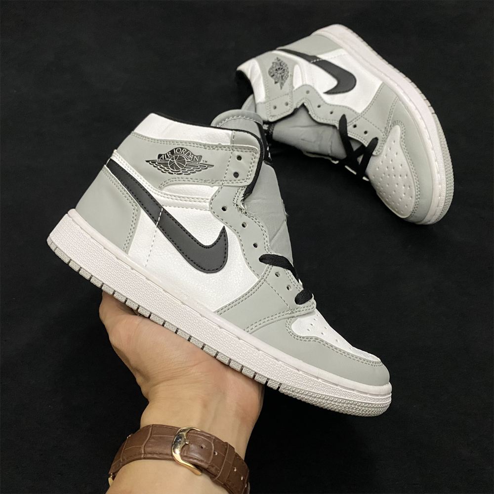 Giày thể thao sneaker jordan xám cao cổ - nam nữ