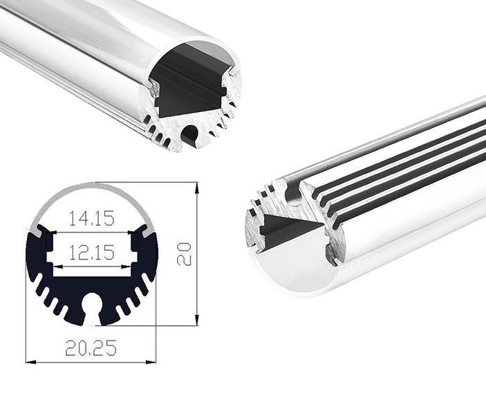 [HCM]THANH NHÔM LED THẢ TRẦN 20.25 x 20mm