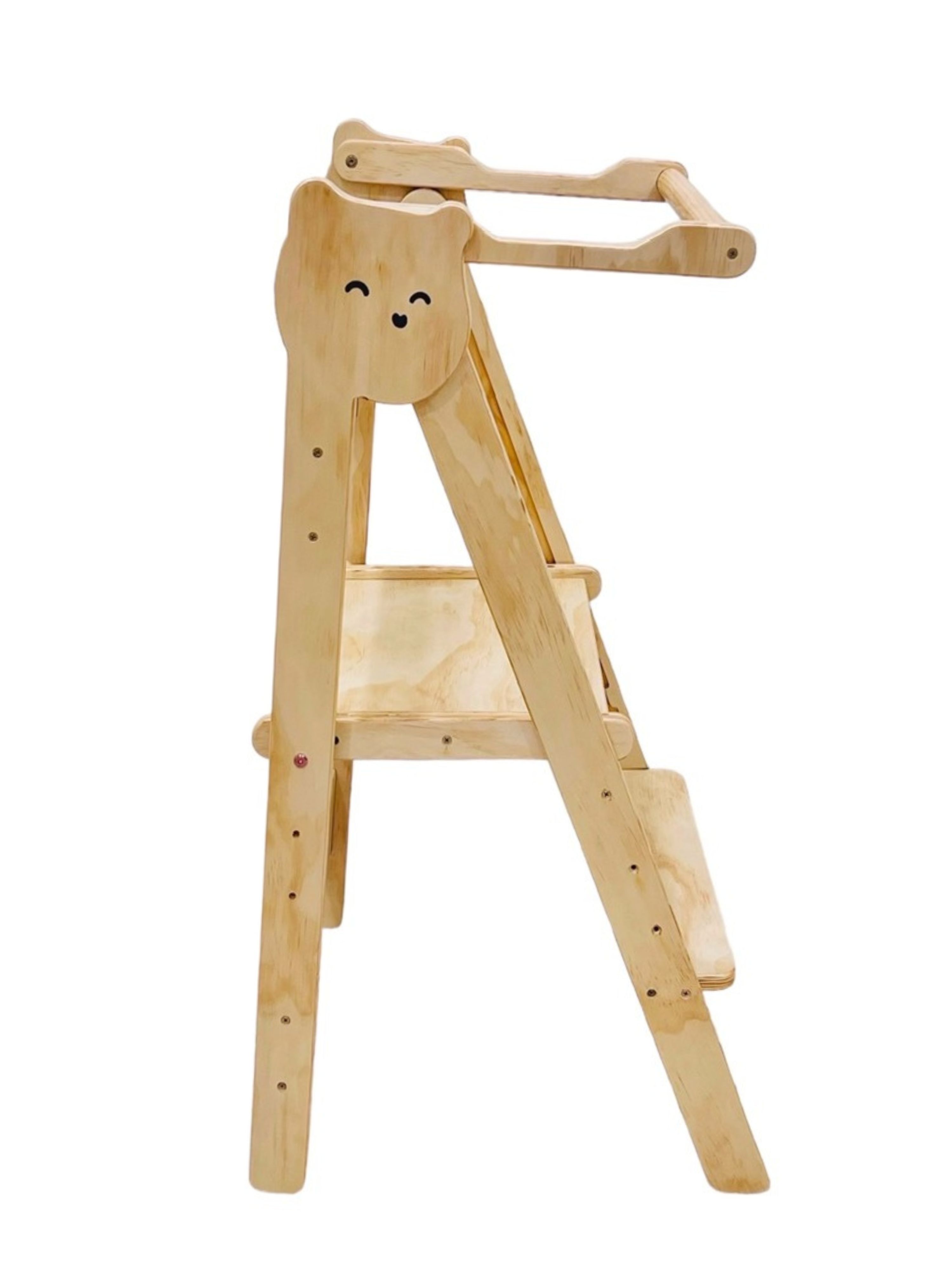 Ghế đứng bếp cho bé gấp gọn, ghế đứng cho bé rửa tay Standing Tower, tháp hỗ trợ Uydecor gỗ nhập khẩu - 5