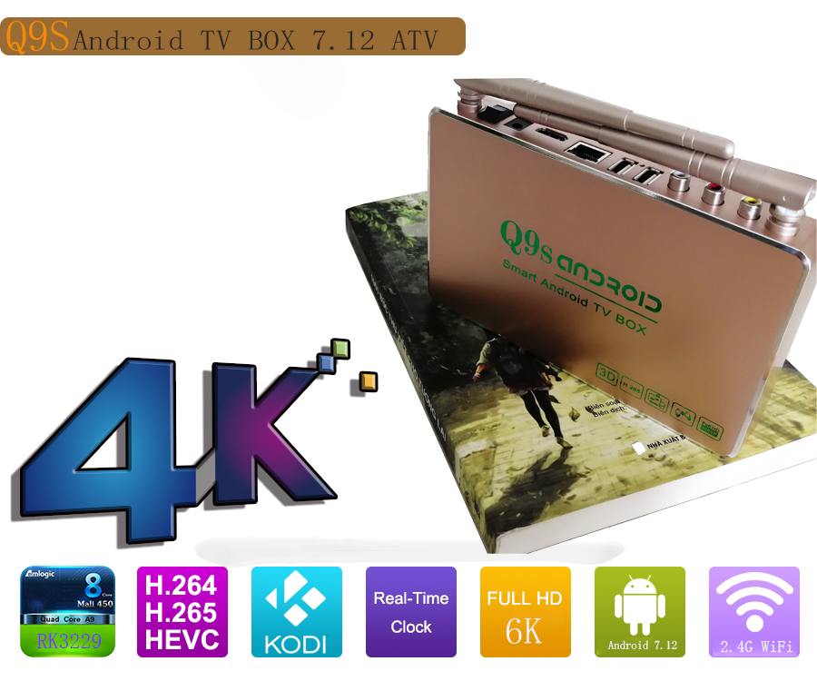 TV BOX Q9S 2GB bảo hành 12 tháng lỗi đổi mới