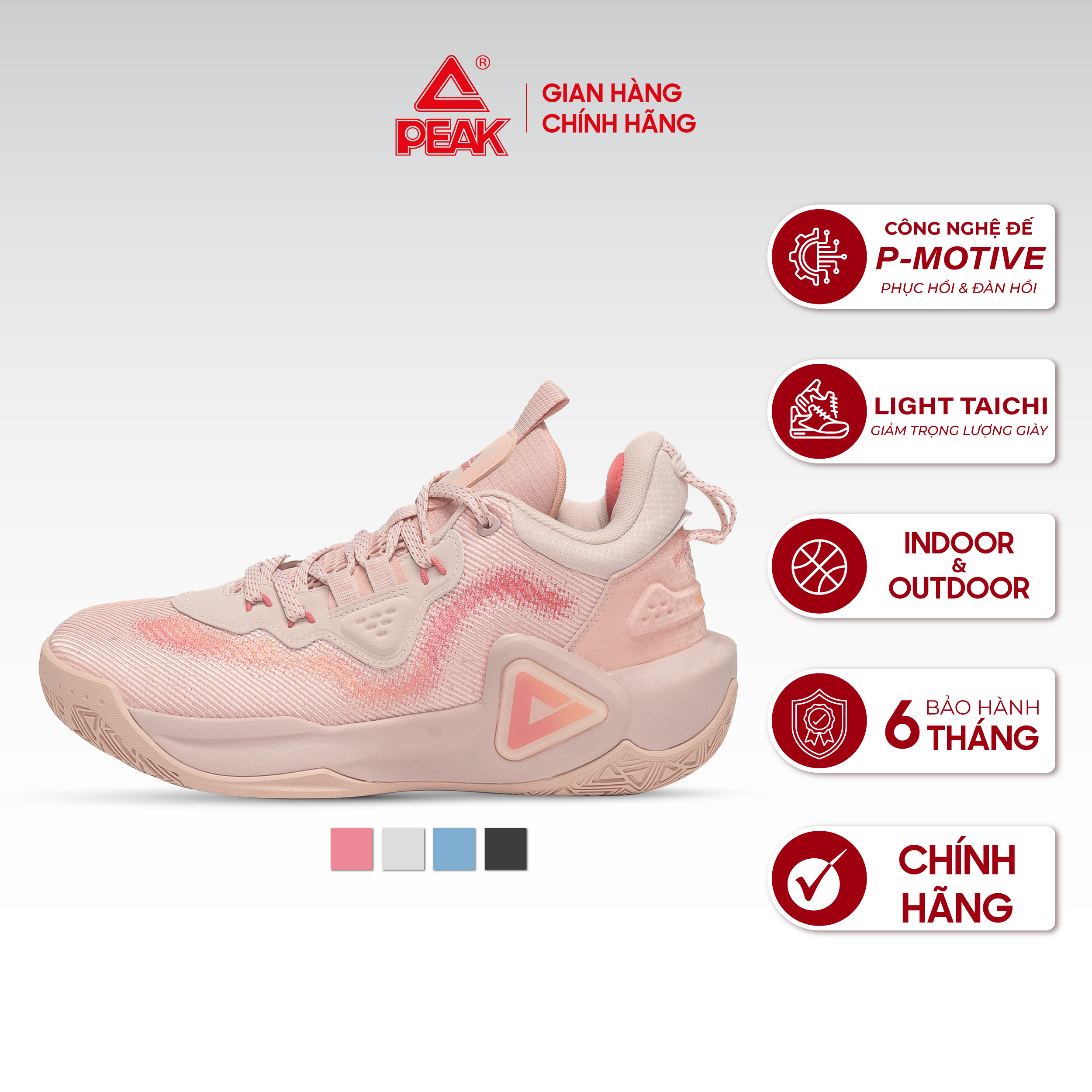 Giày bóng rổ outdoor peak taichi sonic boom 1.5 da230051