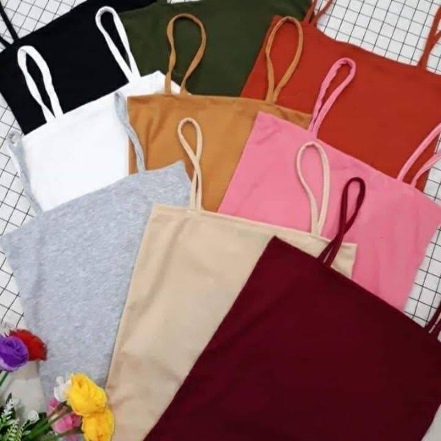 ÁO crotop 2 dây nữ - áo dây ngang lửng nữ