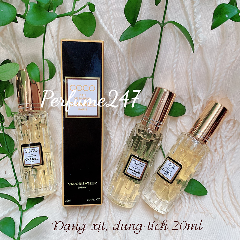 [HCM]COMBO 3 NƯỚC HOA NỮ MINI CHIẾT PHÁP 20ML QUYẾN RŨ- MÙI C0C0 VÀNG