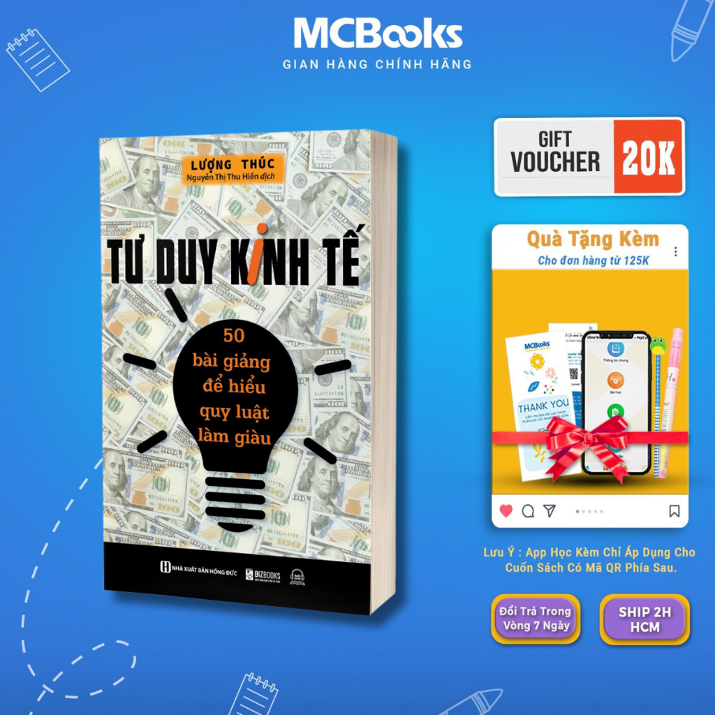 Sách - tư duy kinh tế: 50 bài giảng để hiểu quy luật làm giàu - kinh tế kinh doanh - mcbooks