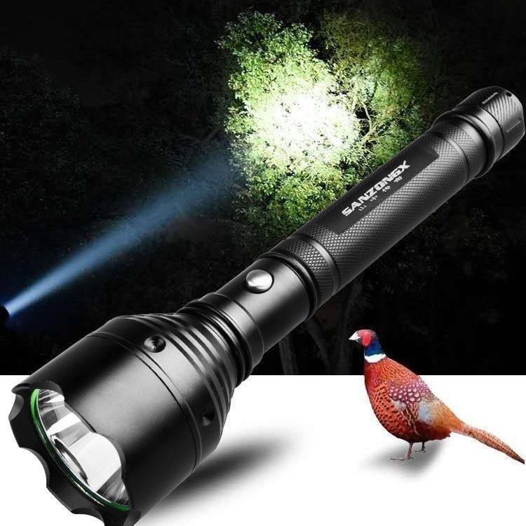 Đèn pin siêu sáng Supfire F5 , đèn pin chiếu sáng công nghiệp , đèn pin hợp kim nhôm 25cm , đèn pin sạc cầm tay chống nước , đèn pin rọi 4 chế độ sáng .
