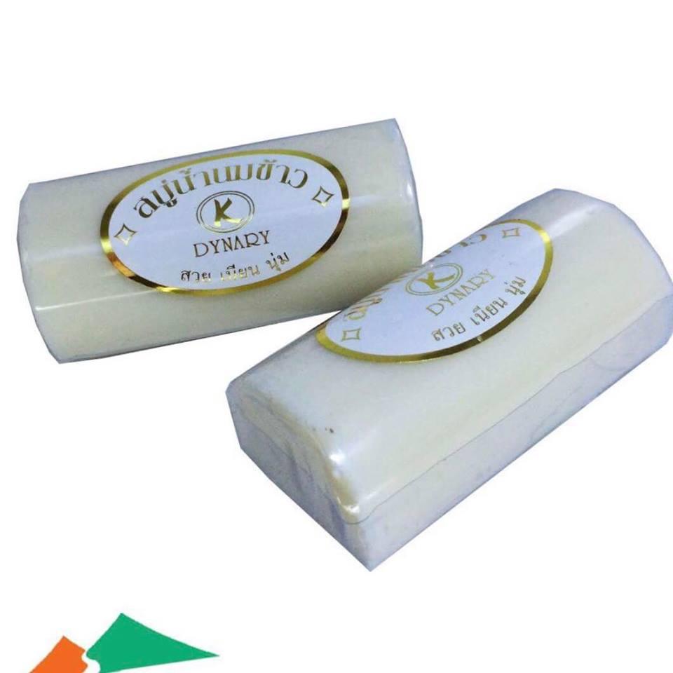 Bộ 02 Cục Xà Bông Gạo  Thái Lan