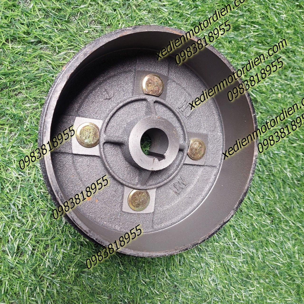 Bát phanh tăm bua mai ở trục cầu xe điện 160mm