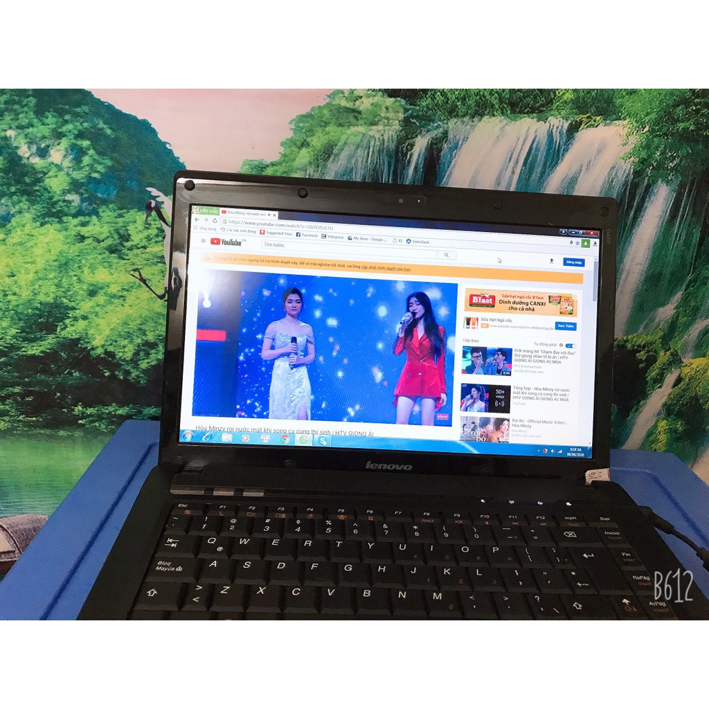 Laptop lenovo g470 i5-2350m ram4gb hhd 500gb náy cũ đẹp 90%