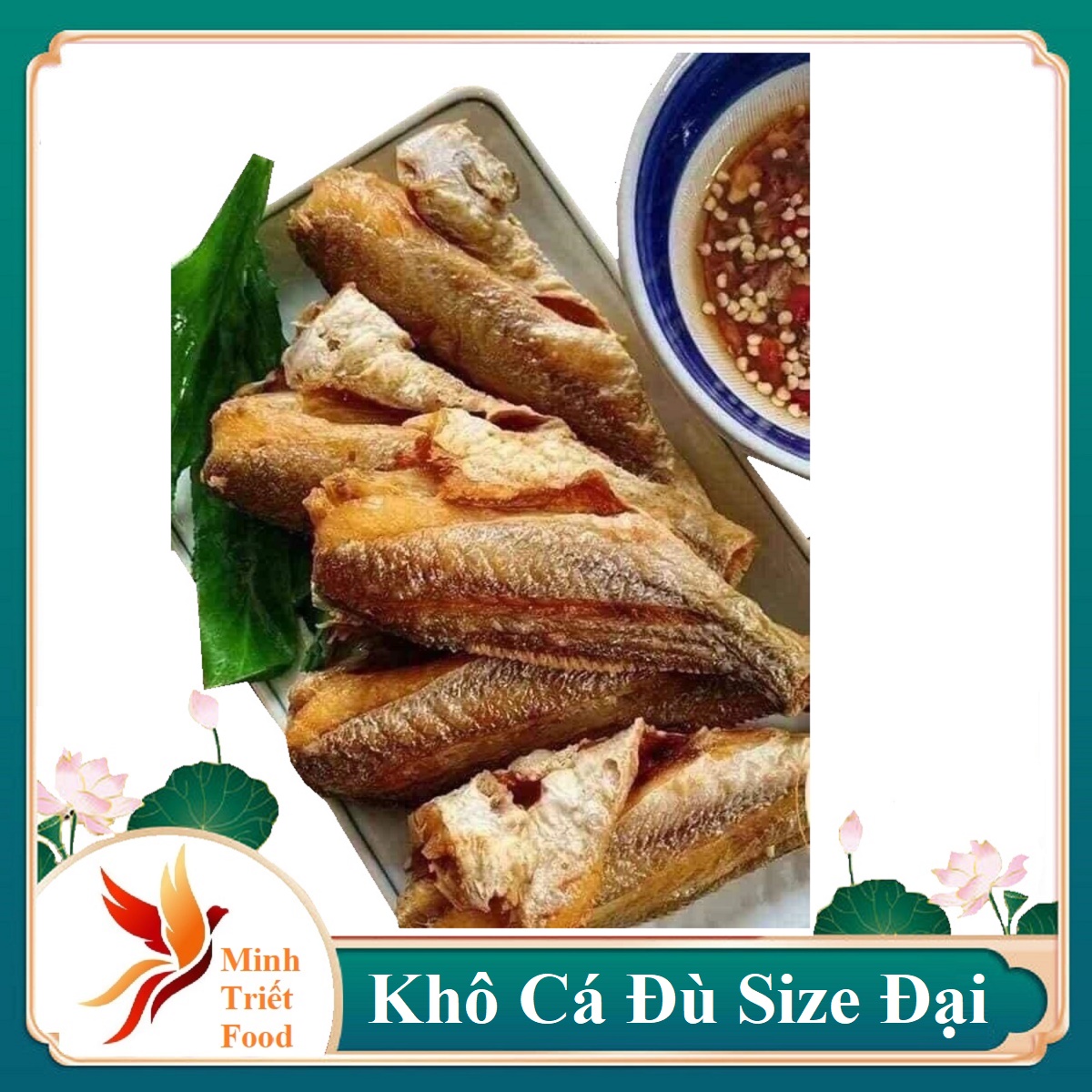 1 KG Khô Cá Dù Cà Mau loại 1 TO ĐÙNG ĐẶC SẢN MINH TRIẾT CÀ MAU