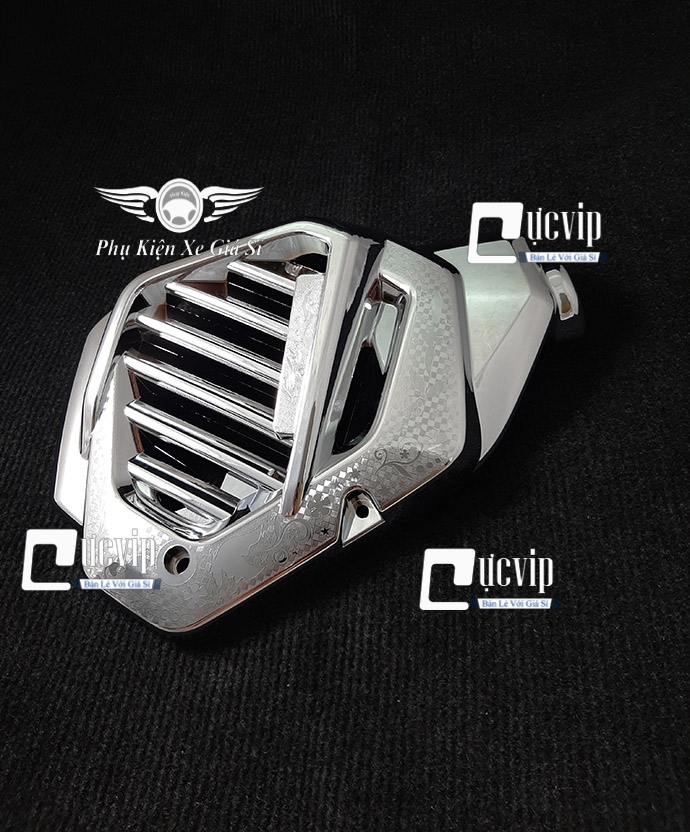 Ốp quạt gió xe air blade 2013 - 2015 + sh mode + lead 2017 - 2020 xi mạ crom đẳng cấp ms2915