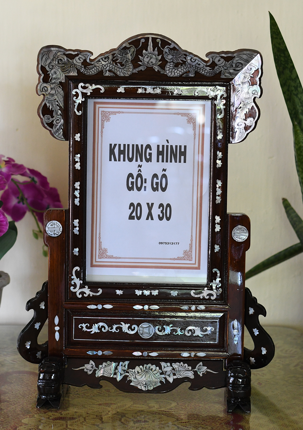 Khung gỗ gõ 20 + 30