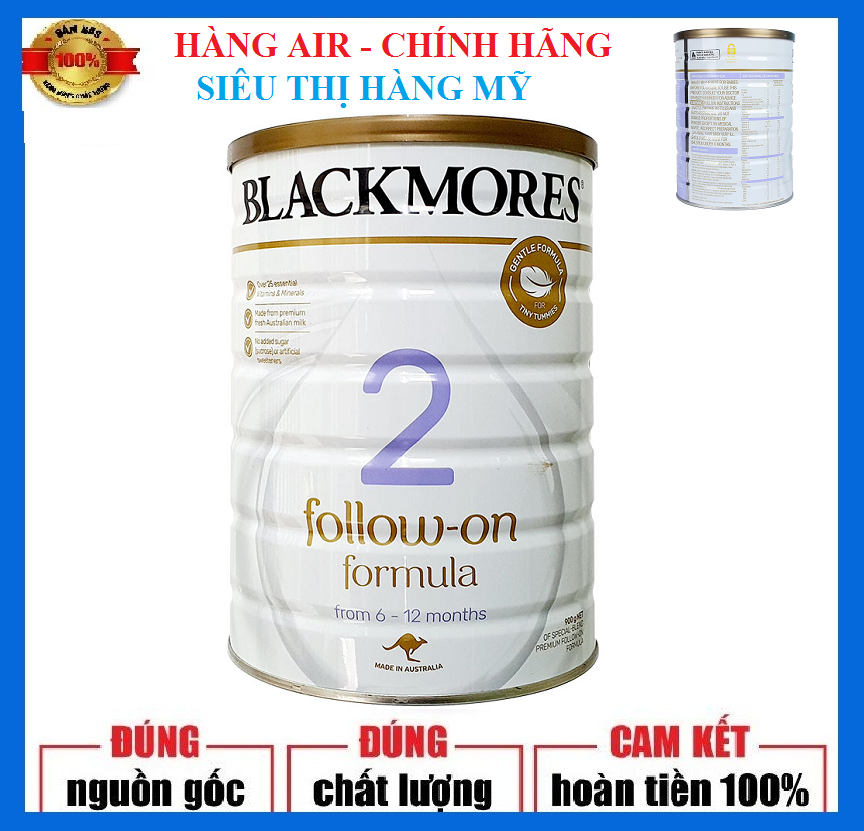 Sữa blackmores số 2 úc bé 6-12 tháng - giúp bé hoàn thiện hệ tiêu hóa, trí não