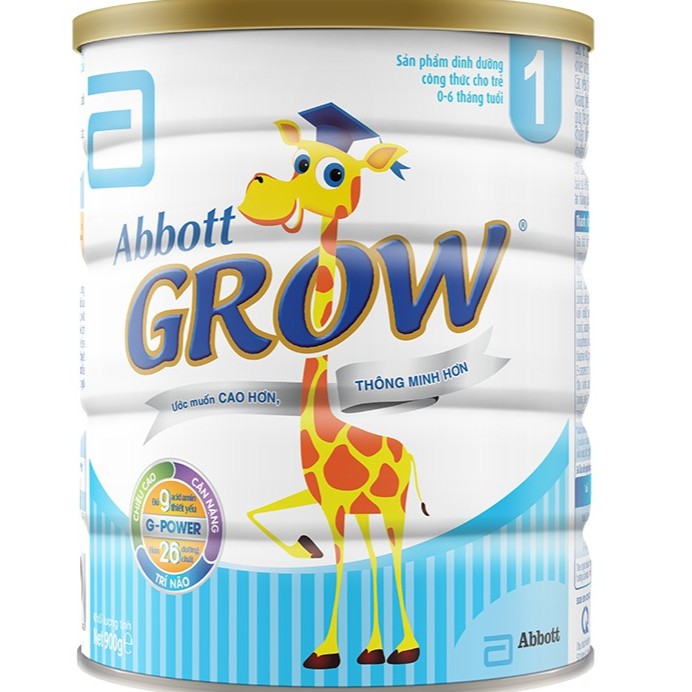 Sữa bột Abbott Grow 1 900g, sản phẩm tốt, chất lượng cao, cam kết như hình, độ bền cao, xin vui lòng inbox shop để được tư vấn thêm về thông tin