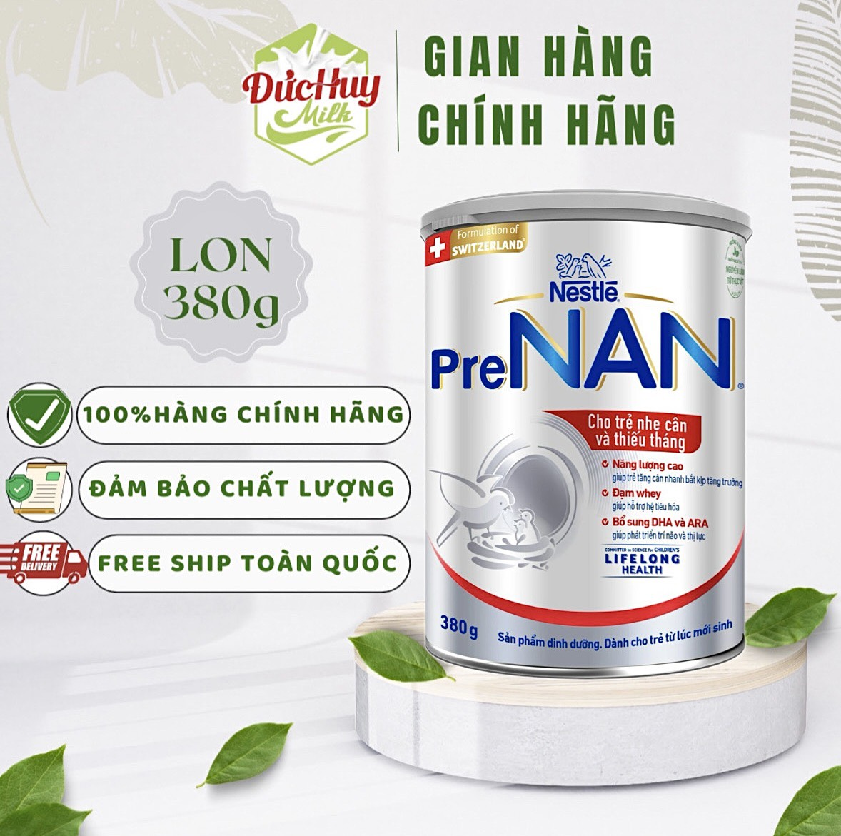 Sữa bột nestle pre nan 400g