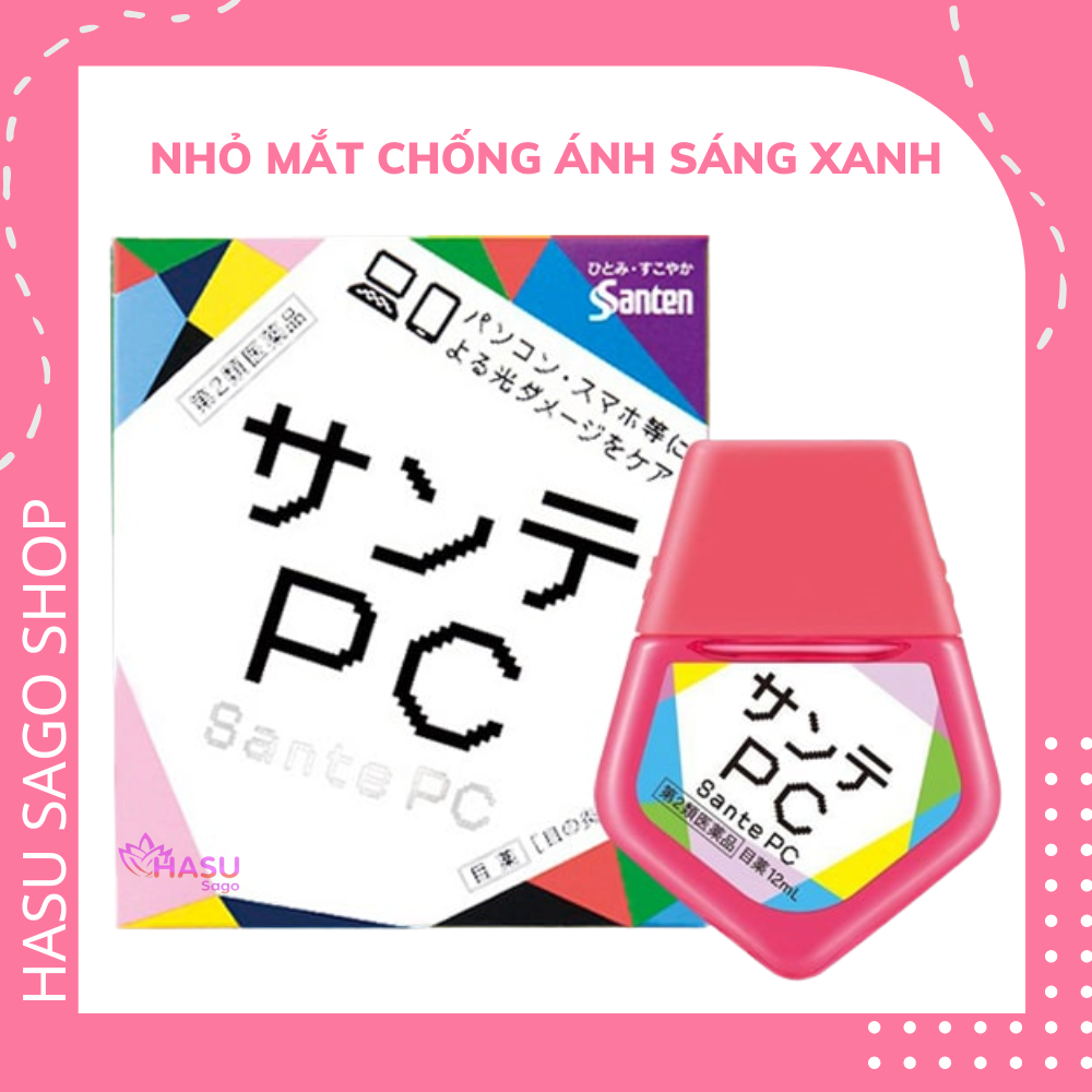 Nước nhỏ mắt chống ánh sáng xanh dành cho người hay sử dụng máy tính, điện thoại nội địa Nhật Bản 14ml