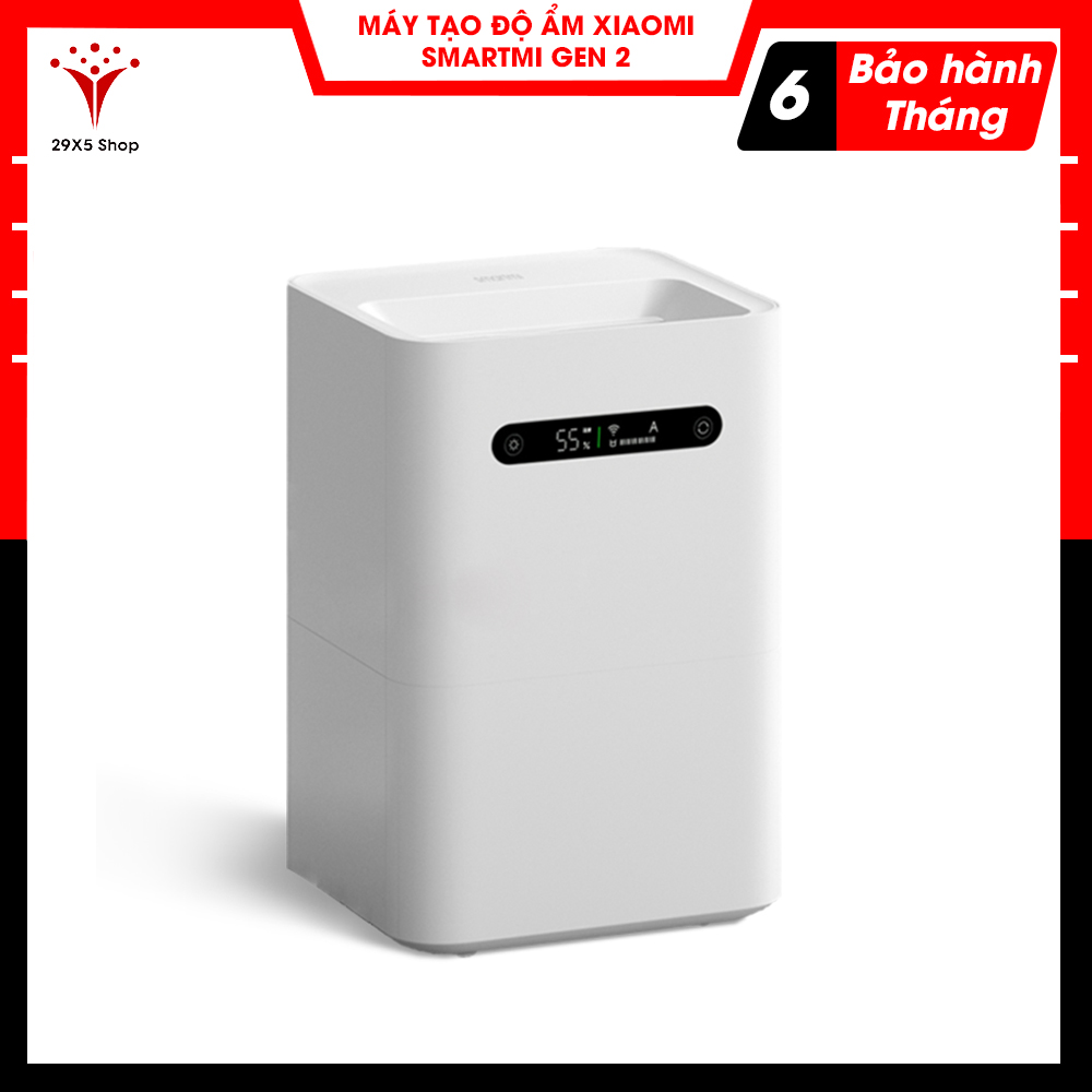 Bản Quốc Tế- Máy tạo độ ẩm không khí  Smartmi gen 2 - Có kết nối app điều khiển trên điện thoại, điều chỉnh độ ẩm- Bảo hành 6 tháng  29X5 Shop