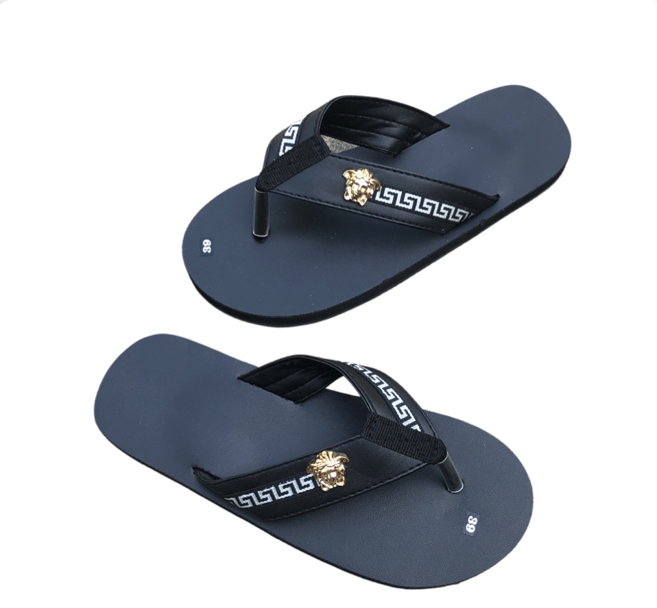 thới giới dép sandal dép kẹp nam đế đen quai đen size từ 37 nam đến 45 nam