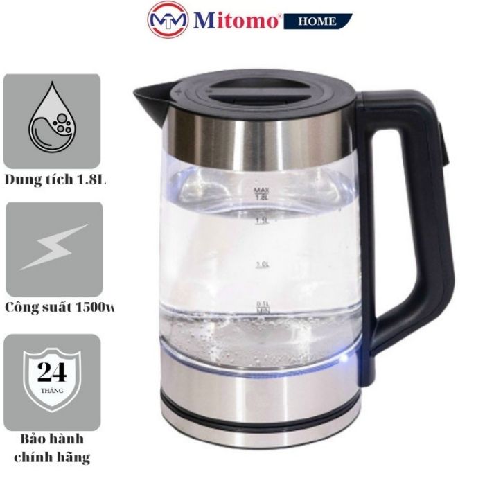 Ấm siêu tốc, âm đun siêu tốc hàng chính hãng có phiếu bảo hành 2 năm