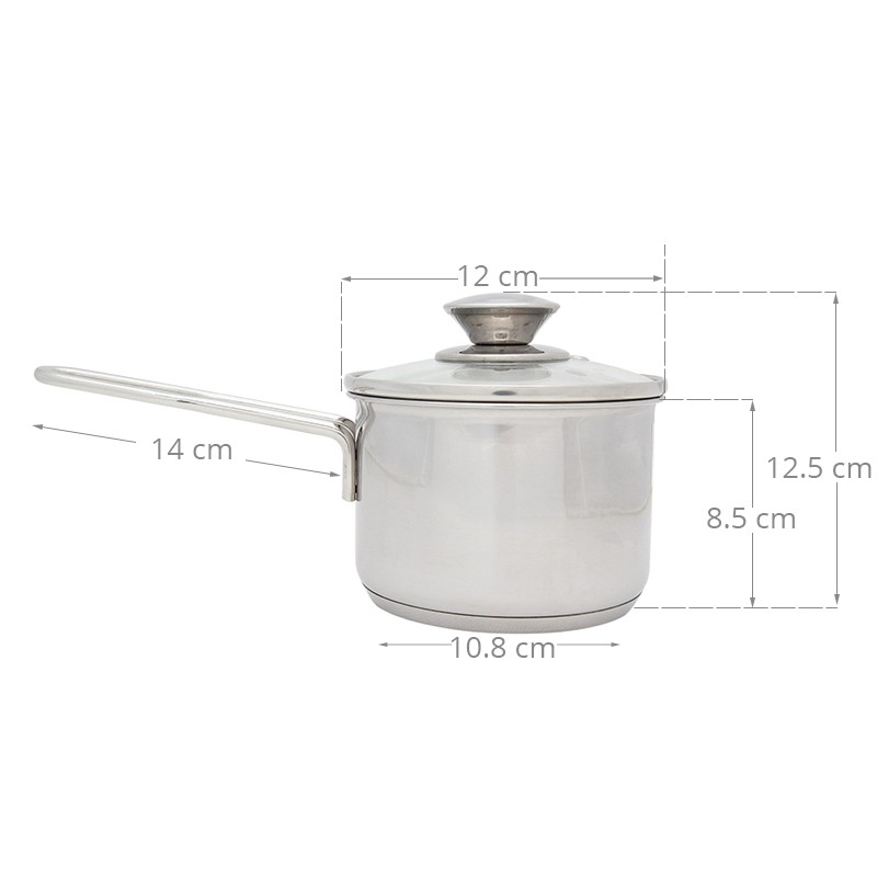 Nồi quánh nấu bột 3 đáy Inox 430 Fivestar