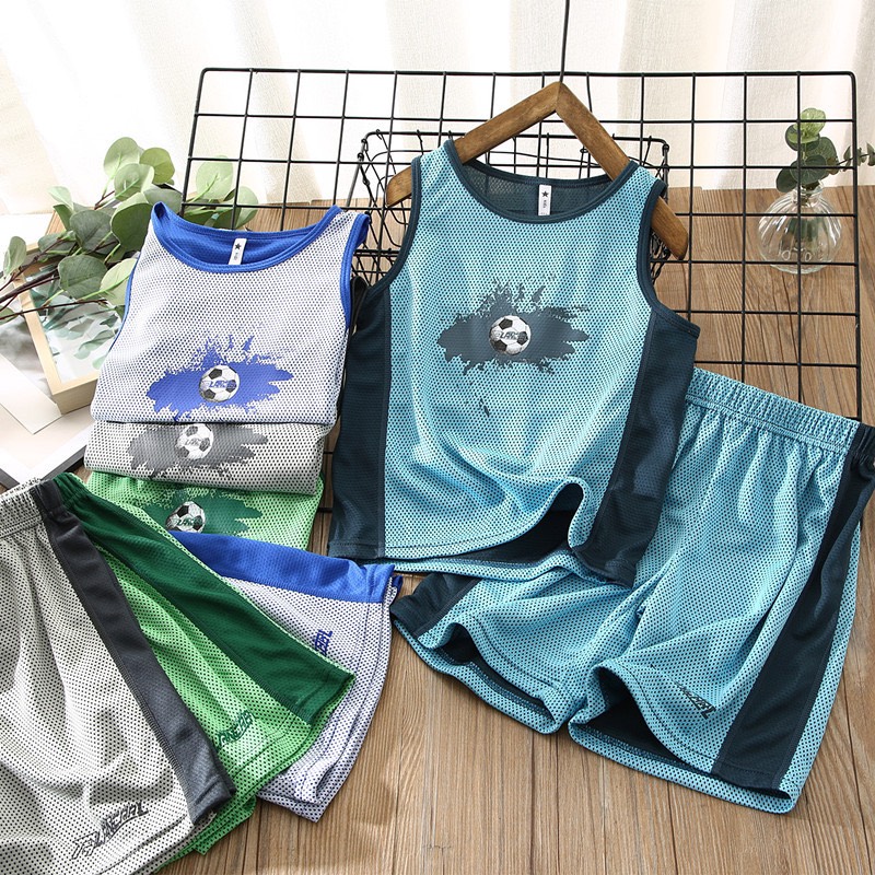 14-45kg bộ thể thao ba lỗ, sát nách thông hơi bóng rổ mới 2022