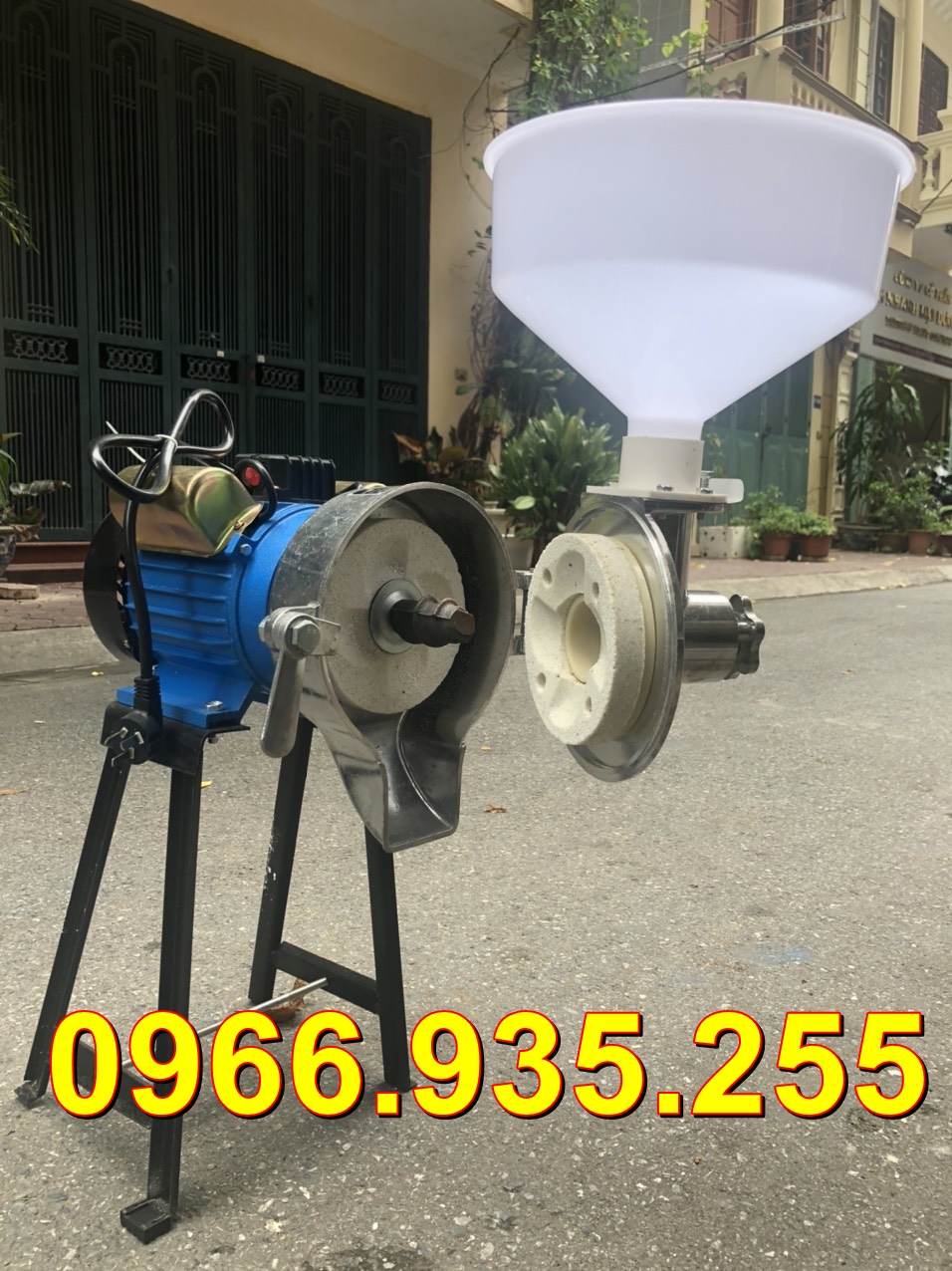 Máy xay bột gạo nước làm bánh xèo, bánh cuốn đầu Inox