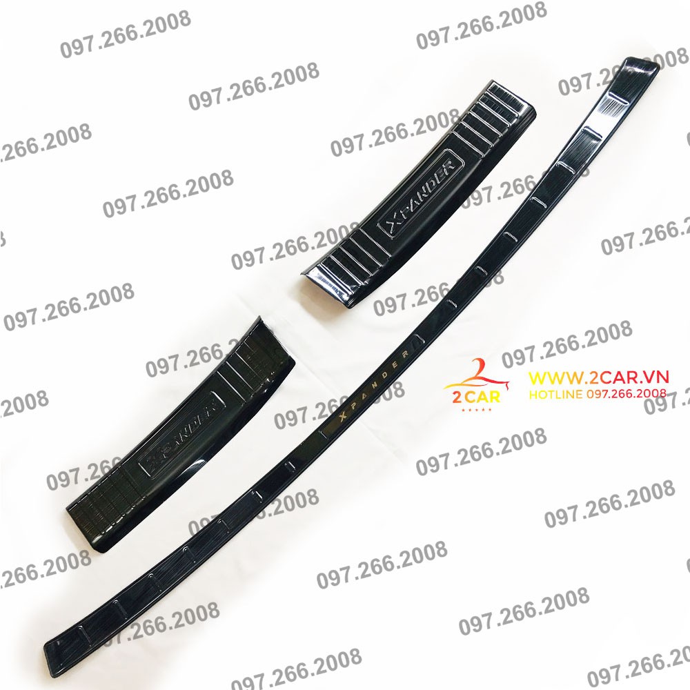 Ốp chống trầy cốp trong, ngoài xe xpander/ xpander cross 2018 - 2022, 2023 chất liệu titan