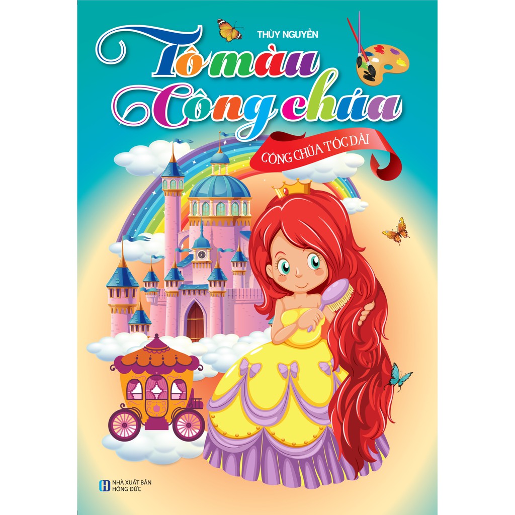 Tô màu công chúa - Công chúa tóc dài
