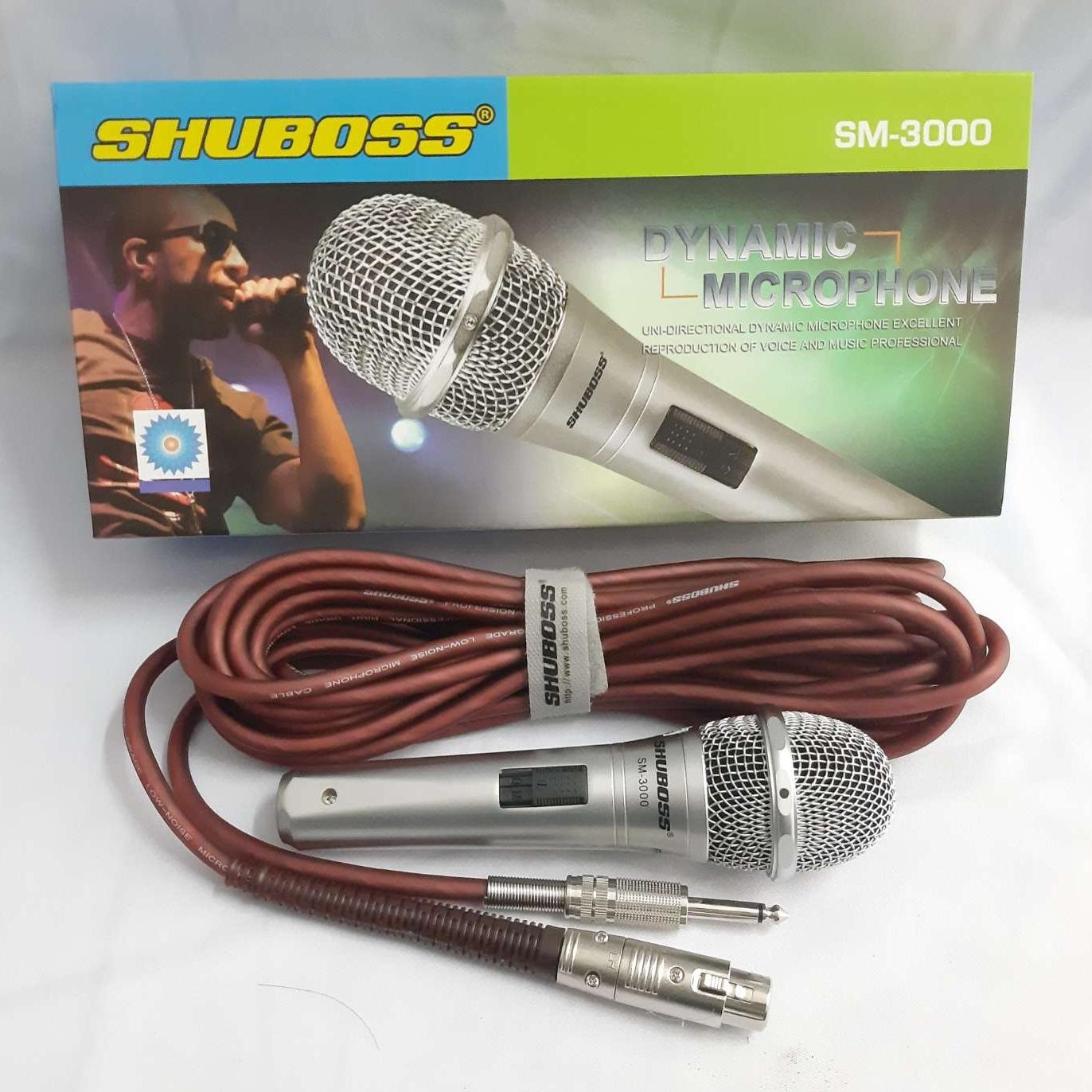 [HCM]Bán Micro Có Dây Xịn Micro Shuboss SM 3000 MIC Hát Karaoke Micro Có Dây Hát Karaoke Shuboss SM 3000 Hút Giọng Tốt MICRO HÁT KARAOKE CHÍNH HANG  Chống Hú Rít Hát Cực Hay. Sale Gía Cực Rẻ