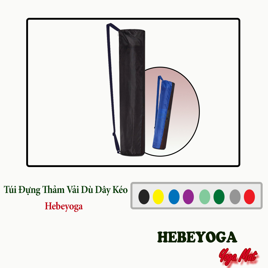 [HCM]Túi Đựng Thảm Yoga Dây Khoá Kéo Vải Dù