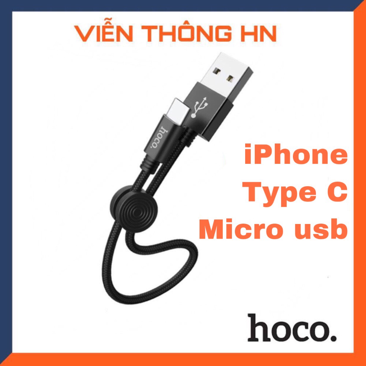 Cáp sạc nhanh và truyền dữ liệu hoco x35 type c 25cm tự ngắt khi đầy pin đầu ra 3a max ( type c - micro - lightning ) cho mã đt samsung oppo vivo ip ....