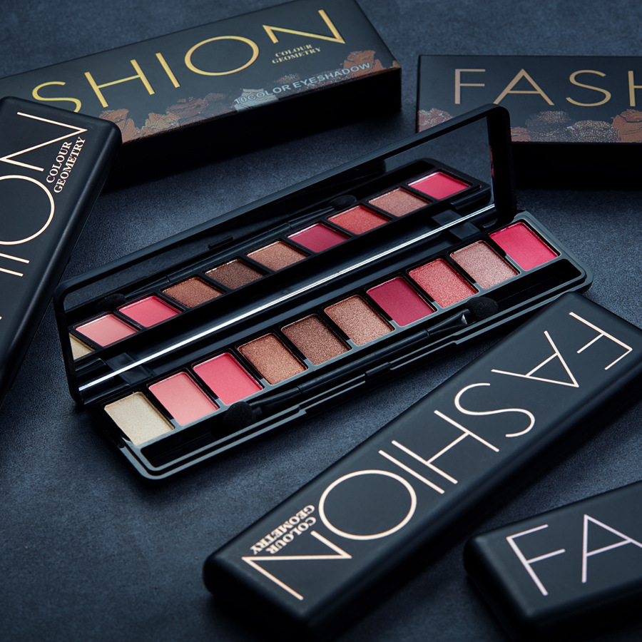 Bảng phấn mắt 10 màu Fashion Color Geometry 9999