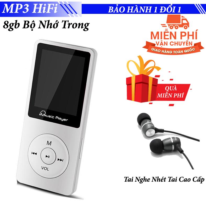 Máy nghe nhạc Bỏ túi mini giá rẻ MP3 F8 - Hỗ trợ nghe nhạc lossless - Âm thanh HiFi chân thực