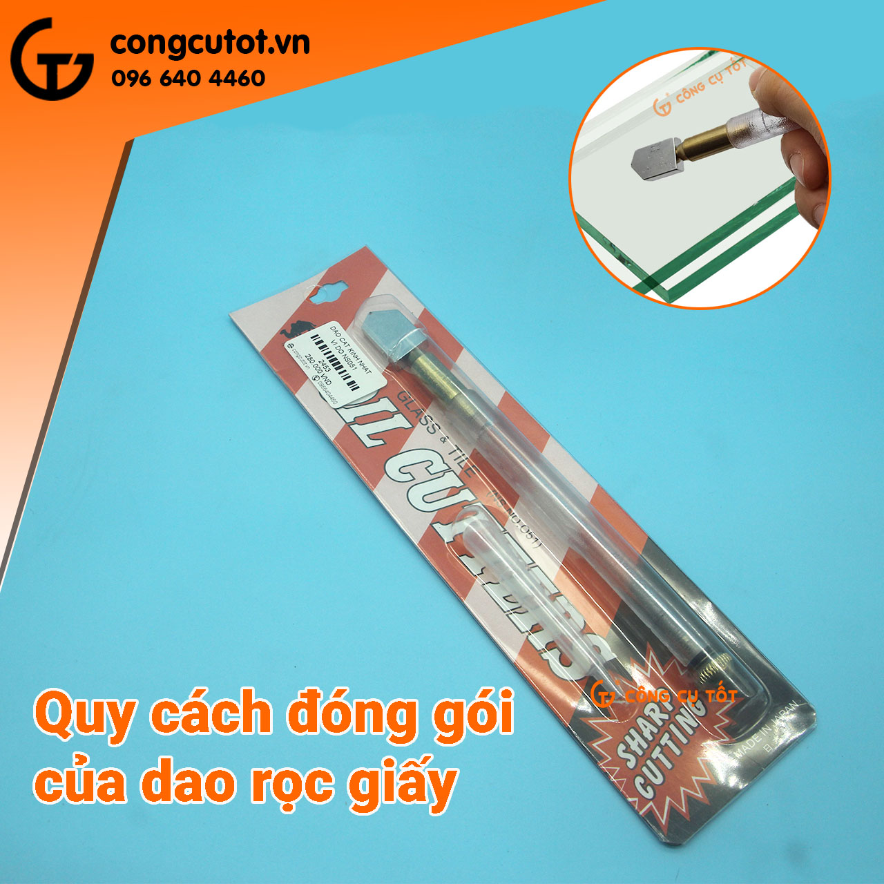 Dao cắt kính NS051 Nhật Bản 10-20mm
