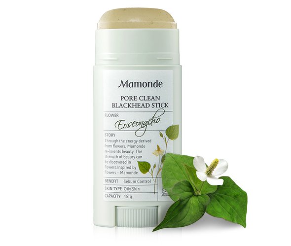 Thanh lăn mụn đầu đen mamonde pore clean blackhead stick