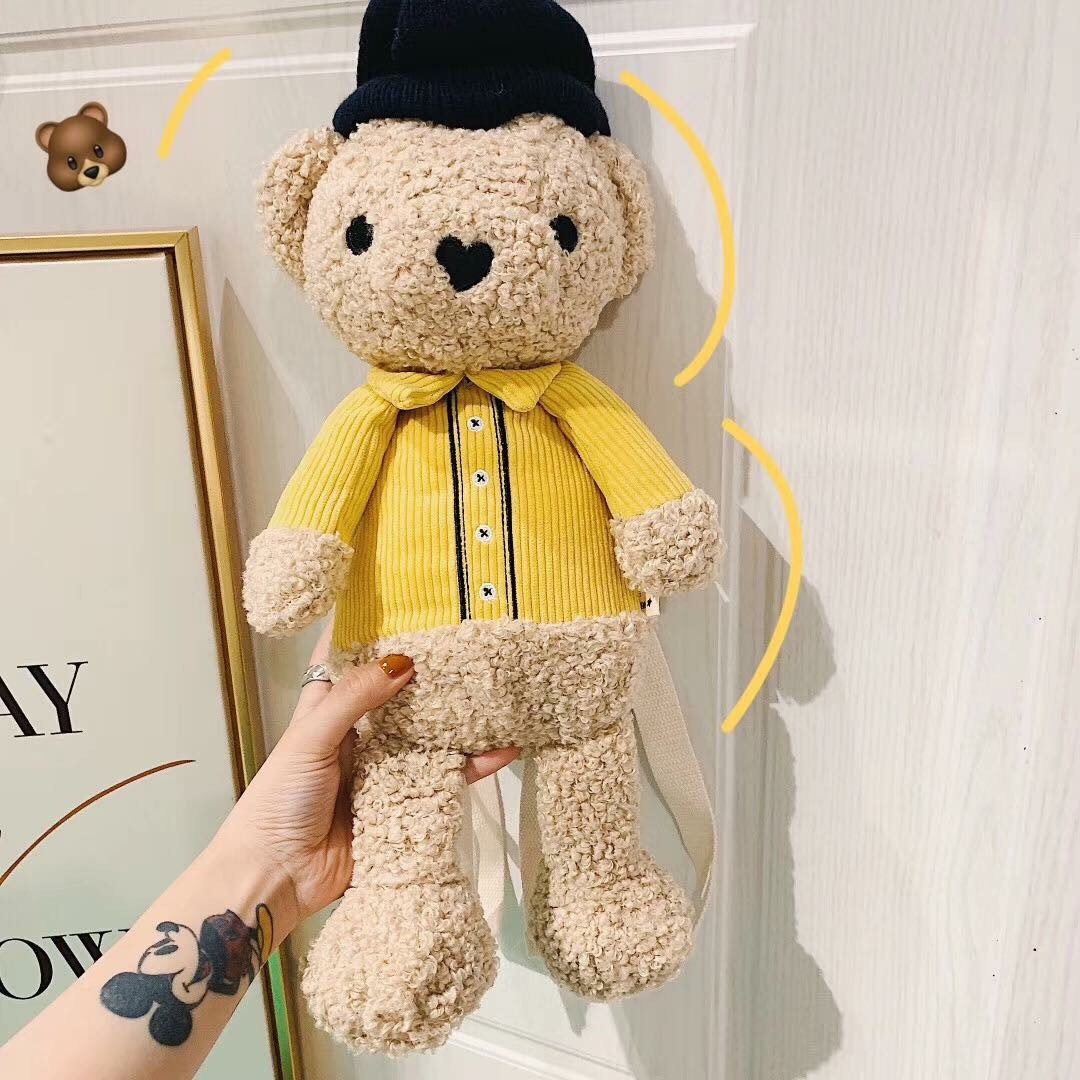 Balô zara gấu vàng