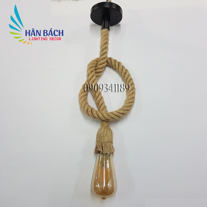 [HCM]Đèn thả dây thừng một dây 1m
