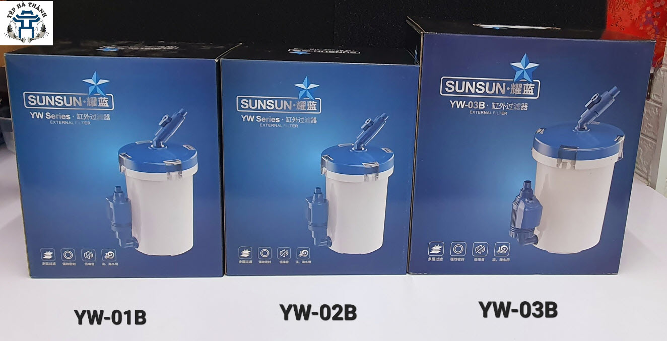 Lọc phụ sunsun yw thế hệ mới cho bể cá cảnh, bể thủy sinh