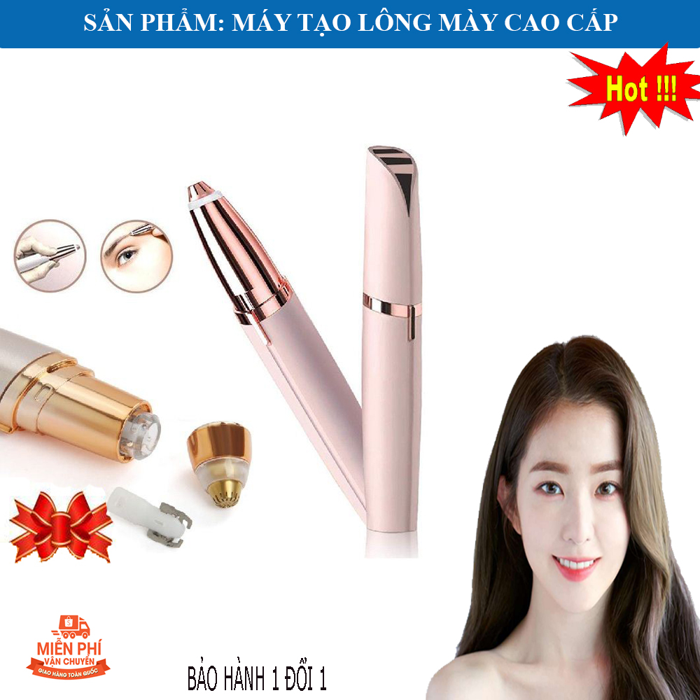 Bút Tỉa Lông Mày,Bút Tỉa Lông Mày Có Tốt Không,Bút Tỉa Lông Mày Cao Cấp Nhanh Chóng - Dễ Dàng. Thiết kế Sang Chảnh Nhỏ Gọn Như 1 Thỏi Son. Tặng Ngay 1 Móc Khóa Silicon.