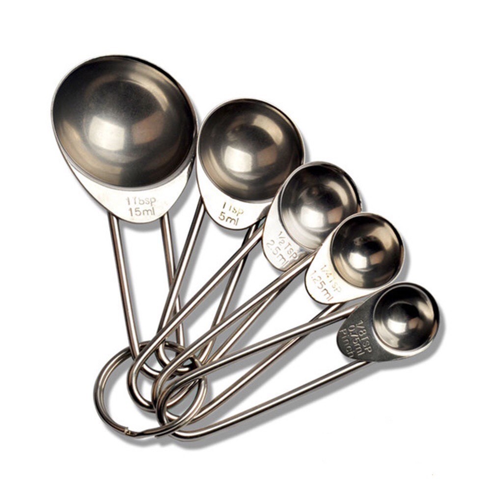 Bộ thìa đong inox 5 chiếc