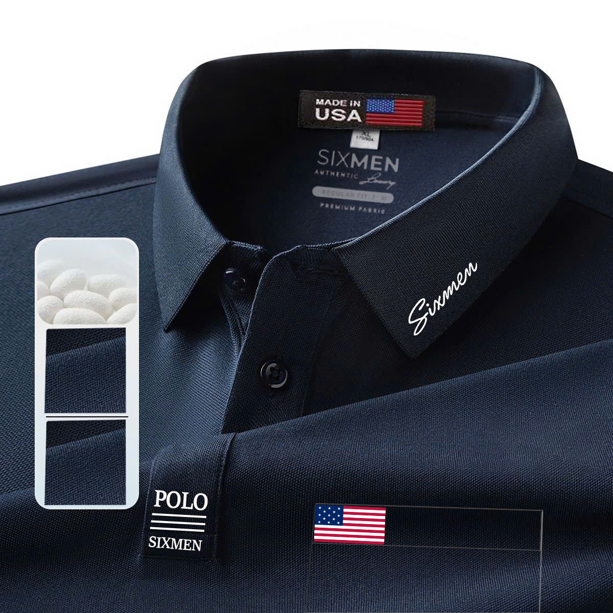 Áo Thun Polo Nam Ngắn Tay USA Mỹ Dòng Cao Cấp Vải Cá Sấu Sang Trọng, Lịch Lãm Quý Ông - TTN16 - 2