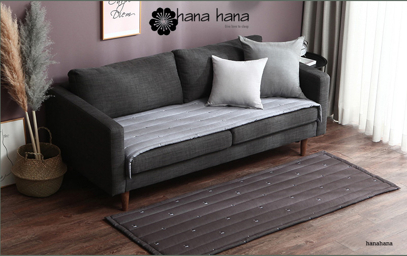 tấm trải sofa đa năng hàn quốc cat & dog sofapad gray 180 65cm 1