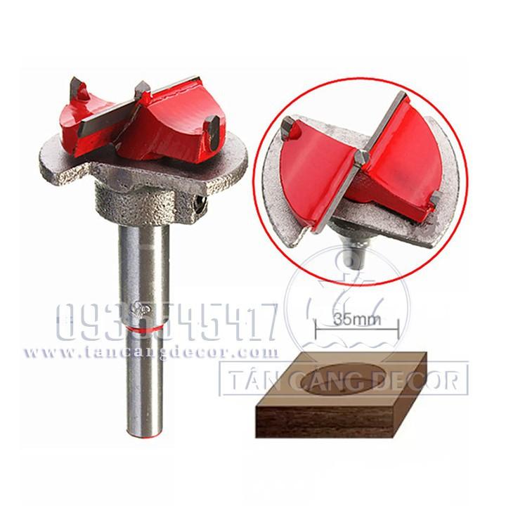 Mũi Khoét Gỗ Phi 35 mm Có Vòng Giới Hạn