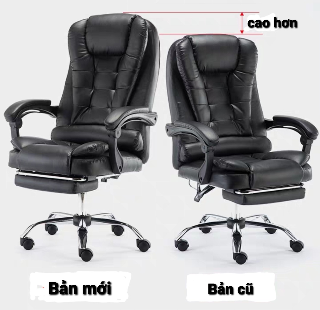 Ghế văn phòng kèm massage thư giãn bản mới SIÊU ÊM VÀ ĐẸP