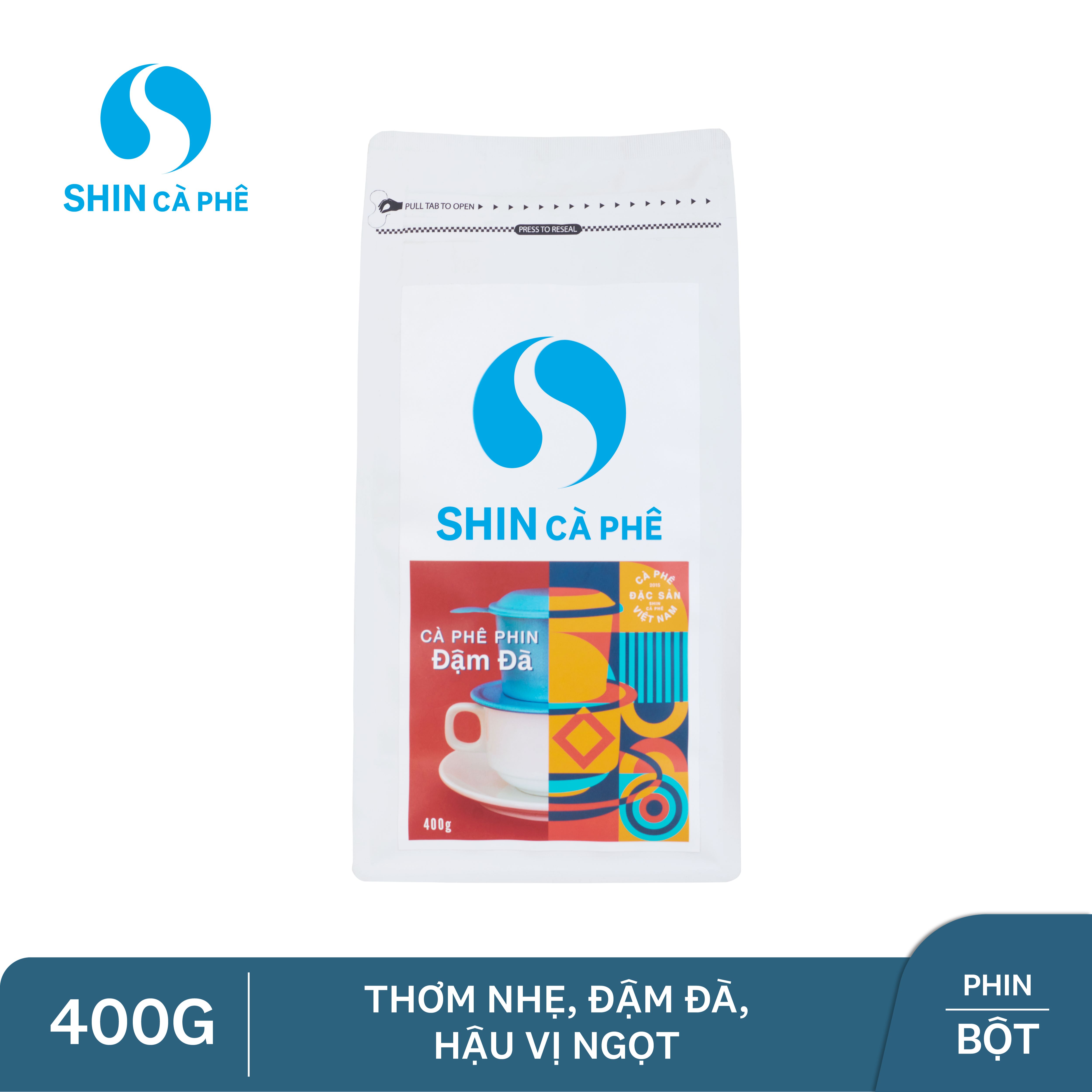 Shin cà phê - cà phê đậm đà 400g - cà phê truyền thống pha phin