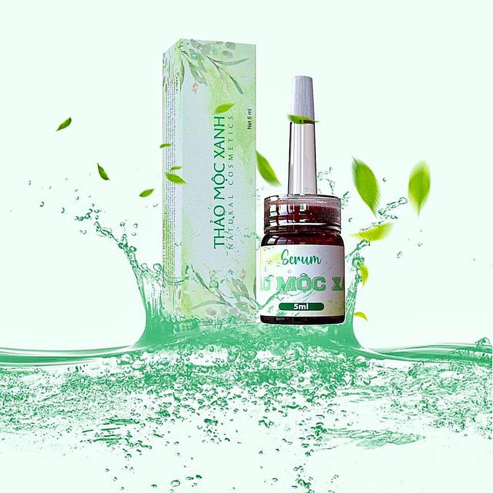 ( MUA 5 TẶNG 1 ) Combo 5 Hộp Serum Thảo Mộc Xanh Hàng Chính Hãng