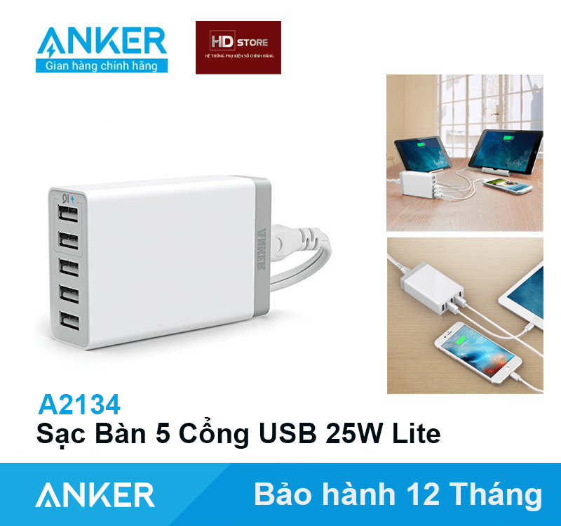 Anker 312 Charger (Ace 2, 25W) Black ...