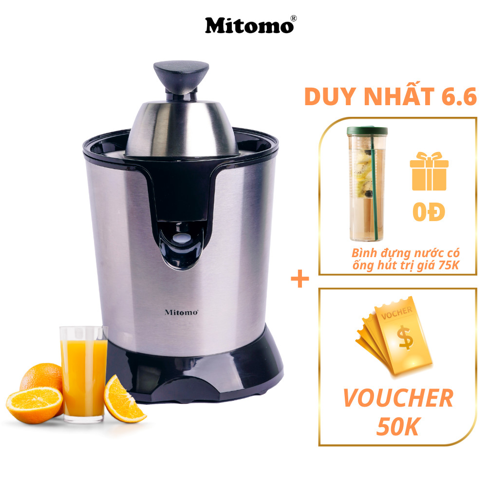 Máy vắt cam Mitomo VC55-Pro, vắt cam siêu nhanh, siêu tiện lợi hàng chính hãng bảo hành 3 năm toàn quốc