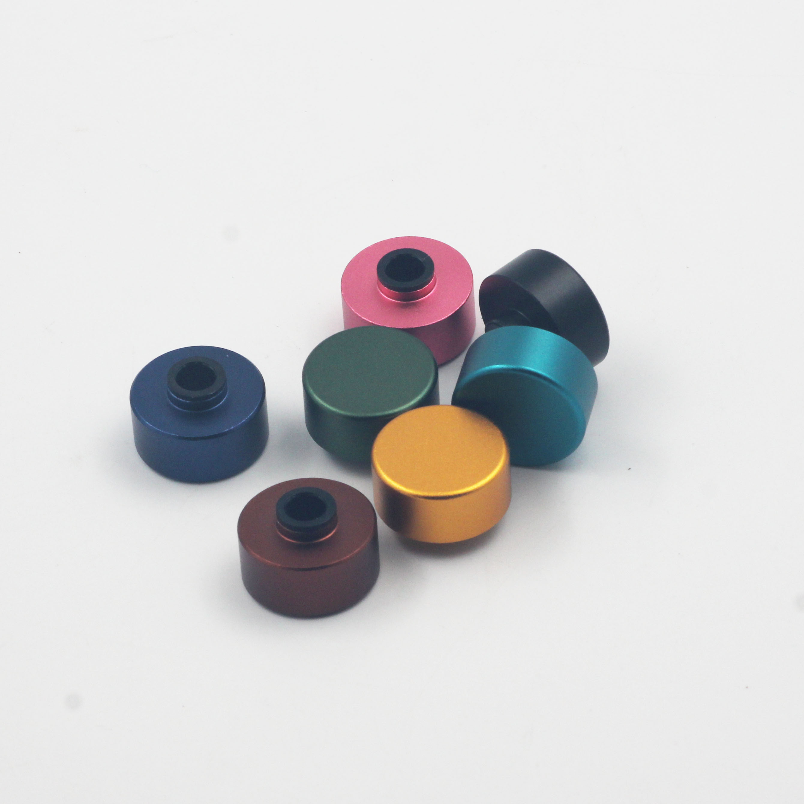 Núm cho Keydous IK75 NJ80 gmmk pro Màu xanh lam Màu đen Màu đen Bàn phím cơ học Núm vặn tròn Phụ kiện bàn phím