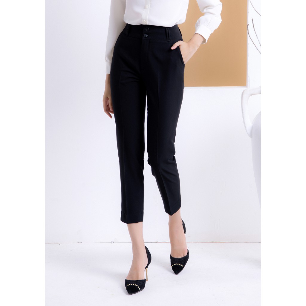 Quần âu đỉa đôi gấu xẻ Mila 9QK021 nhiều màu